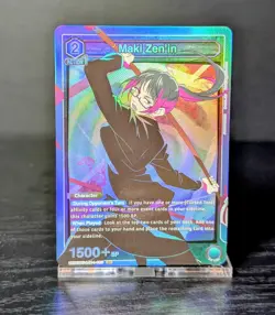 Union Arena JuJutsu Kaisen Maki Zenin UE03BT/JJK-1-050 Super Rare - Image 1