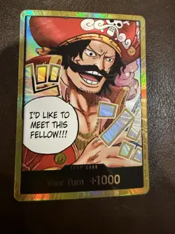 DON!! Card (Gol.D.Roger) (Gold) Carrying On His Will Foil - Image 1