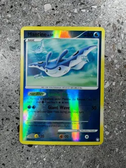 Pokemon TCG Cards Mantine 29/123 Mysterious Treasures Reverse Holo Rare - Image 1