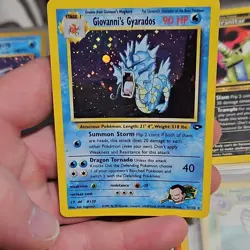 Pokemon Giovanni's Gyarados Gym Challenge Holo Rare Unlimited 5/132 English Card - Image 1