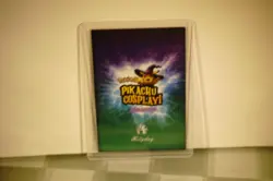 P - Pokemon Pikachu Cosplay Trading Card Holyday POPPY Pink Foil Playtime E/E (# - Image 2