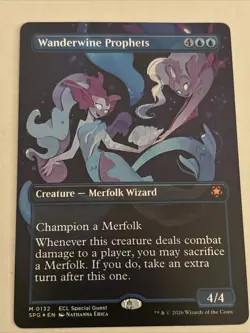1x Wanderwine Prophets (Borderless) Special Guests Foil 132 NM x1 - Image 1