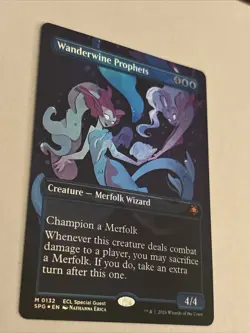 1x Wanderwine Prophets (Borderless) Special Guests Foil 132 NM x1 - Image 3