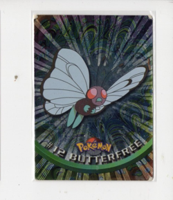 Topps Pokemon Butterfree #12 2000 TV Animation Edition Holo Pokemon - Image 1