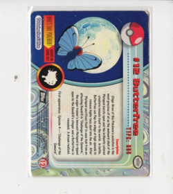 Topps Pokemon Butterfree #12 2000 TV Animation Edition Holo Pokemon - Image 2