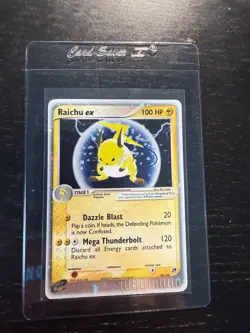 Pokemon Raichu Ex 98/100 EX Sandstorm 2003 Ultra Rare Holo DMG - Image 1
