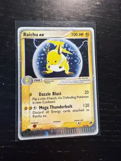 Pokemon Raichu Ex 98/100 EX Sandstorm 2003 Ultra Rare Holo DMG - Image 2