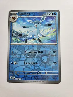 Glaceon 025/131 Sv: Prismatic Evolutions Reverse Holo Pokemon TCG - Image 1