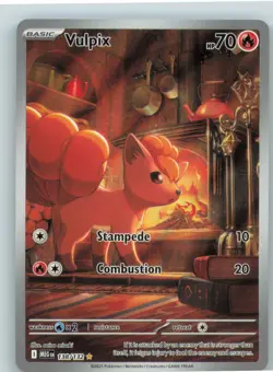 Vulpix 138/132 Illustration Rare Mega Evolution Pokemon Near Mint - Image 1