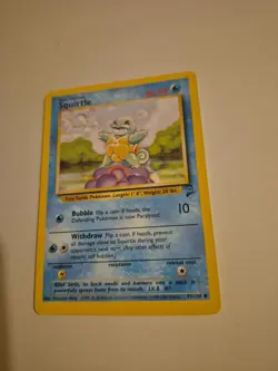 Pokemon Squirtle 063/102 Base Set Basic 40 HP Common Regular Mitsuhiro Arita - Image 4