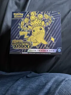 Pokemon Surging Sparks ETB Elite Trainer Box (FACTORY SEALED) - Image 1