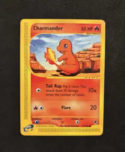 Pokemon Charmander 97/165 - E-reader - Expedition - NM - Image 1