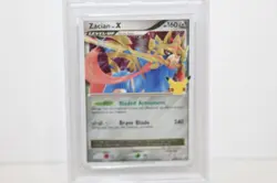 Zacian LV. X #SWSH135 Celebrations Collection 2021 Pokemon Holo Promo PSA 9 Mint - Image 4