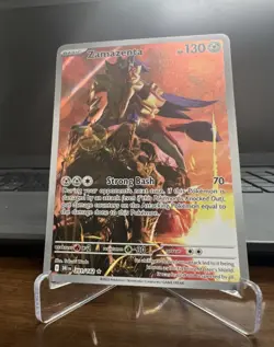 Pokemon Zamazenta 201/182 SV10 Destined Rivals Full Art Holo Near Mint. - Image 1