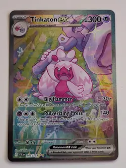 Tinkaton EX 262/193 Special Illustration Rare Paldea Evolved Pokemon NM - Image 1