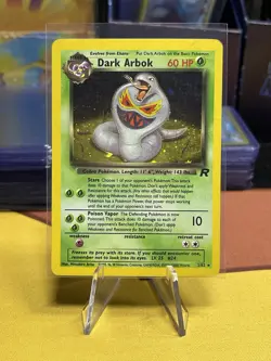 Pokemon Dark Arbok 2/82 Team Rocket Holo Rare Unlimited 2000 MP - Image 1