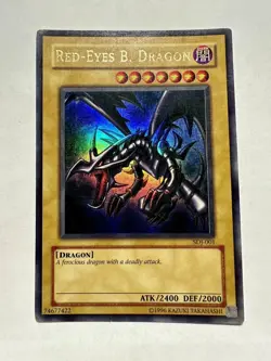 YuGiOh! Red-Eyes Black Dragon - SDJ-001 - Ultra Rare - Unlimited - Image 1