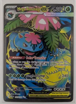 Mega Venusaur EX 155/132 Mega Evolution Full Art Card NM/M Condition Pokemon TCG - Image 1