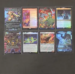 Magic: The Gathering Teenage Mutant Ninja Turtles Card Lot (14) 1st Pic Foils - Image 1