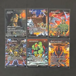 Magic: The Gathering Teenage Mutant Ninja Turtles Card Lot (14) 1st Pic Foils - Image 2