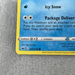 Delibird 032/198 - Chilling Reign - Common - Pokemon Card - LP - Image 2