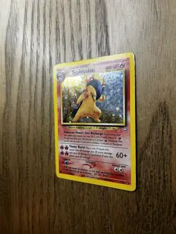 Pokemon Typhlosion Neo Genesis Holo Rare Unlimited Card 17/111 English LP/NM - Image 3