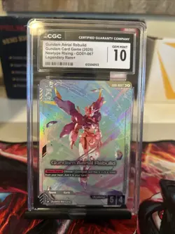 Gundam Card Game English Gundam Aerial Rebuild GD01-067 2025 Newtype Rising - Image 1