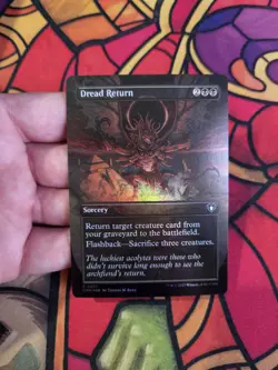 Dread Return (Borderless) Commander Masters Foil MTG LP - Image 1