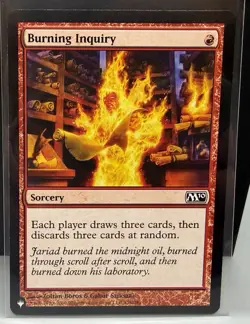 Burning Inquiry – The List (Magic 2010) – M10-128 – Regular – NM – MTG - Image 1