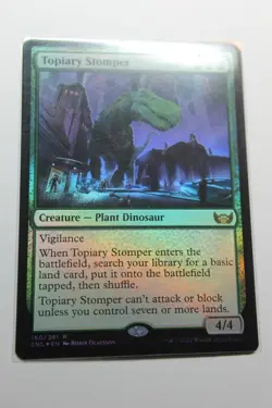 MTG Topiary Stomper x1-Foil -Streets of New Capenna-Lightly Played - Image 1