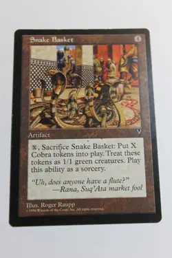 MTG Snake Basket x1- -Visions-Lightly Played - Image 1