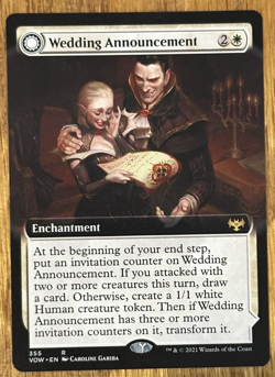 MTG Innistrad Crimson Vow, Wedding Announcement / Wedding Festivity - Extended - Image 1