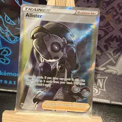 Pokemon TCG Allister Vivid Voltage Holo Full Art Ultra Rare Near Mint - Image 2