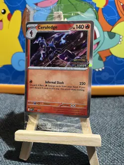 (Sealed) Pokemon Phantasmal Flames STAFF Prerelease Promos Set of 4 - Image 2