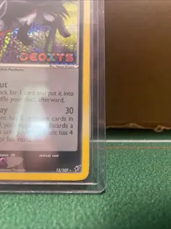 Pokemon TCG: Mightyena #12/107 Reverse Holo Rare Ex Deoxys. MP-LP - Image 4