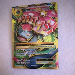 Pokemon M Venusaur EX Full Art Ultra Rare Holo Evolutions 100/108 Mega TCG - Image 1