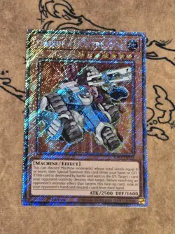Yugioh Machina Fortress RA03-EN233 1st Edition Platinum Secret Rare NM - Image 1