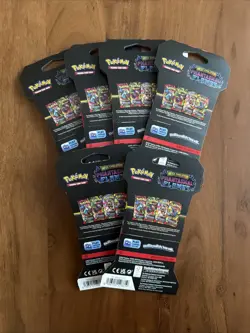Lot Of 6 Pokemon TCG Phantasmal Flames Sleeved Booster Packs - Image 2