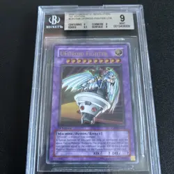 BGS 9 UFOroid Fighter 1st Edition Ultimate Rare CRV-EN034 -Yu-Gi-Oh MINT PSA Wow - Image 2