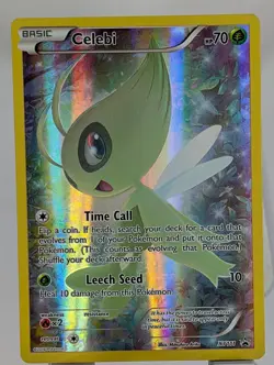 Pokemon Celebi XY Black Star Promos XY111 Holo Promo EN Illus. Arita - Image 1