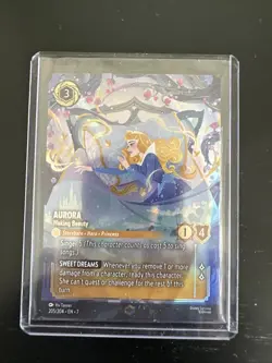 Disney Lorcana TCG Aurora Waking Beauty (Enchanted) 205/204 - Image 1