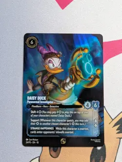 Daisy Duck Paranormal Investigator 24/P3 Foil Disney Lorcana Set Champ Top 8 - Image 1