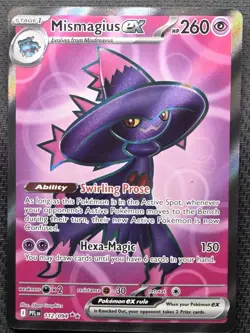 Mismagius EX 112/94 Phantasmal Flames Pokemon Card Near Mint Pack Fresh! - Image 1