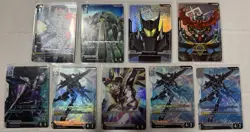 28 Card Gundam Lot From Steel Requiem And Dual Impact R+ C+ And LRs - Image 2