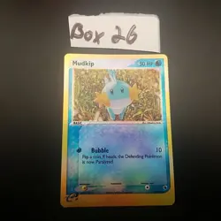 Mudkip 59/109 - Reverse Holo Card - EX Ruby & Sapphire - POKEMON CARD - LP/P - Image 1