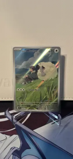 Pokemon TCG Hop's Wooloo 170/159 Journey Together Illustration Rare NM Card - Image 1