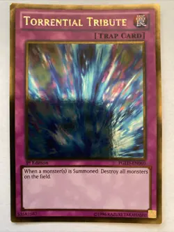 Yugioh! Torrential Tribute - PGLD-EN060 - Gold Rare - 1st Edition Foil LP - Image 1