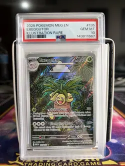 PSA 10 EXEGGUTOR ILLUSTRATION RARE 135/132 MEGA EVOLUTIONS POKEMON CARD - Image 1