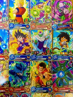 Dragon Ball Heroes Japanese Card Lot x32 | 1 Star | Common Cards | Used - Image 4