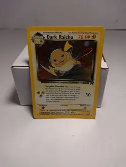 Dark Raichu 83/82 Holo Rare Team Rocket SecretRare Pokemon Card WOTC SWIRL LP/NM - Image 1